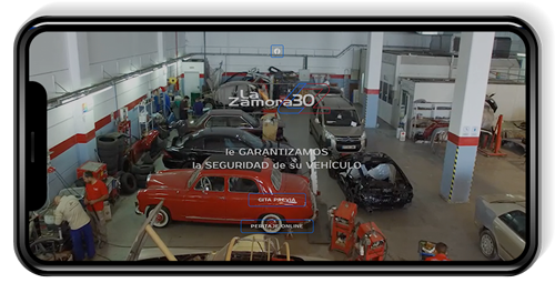móvil con la web de la zamora 30